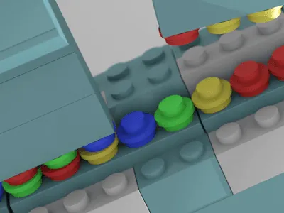 RNA biology breaking it down building blocks c4d cellular processes cinema 4d science