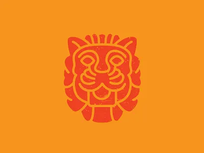 Indian Tiger icon illustration india texture tiger