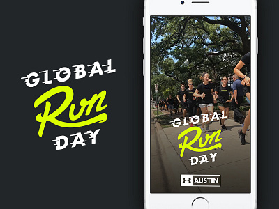 Global Running Day Snapchat Filter armour austin day filter global run snapchat under