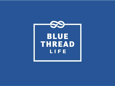 Blue Thread blue infinity lifestyle logo thread