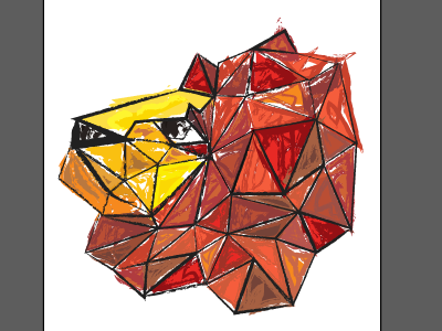 paper lion gone pensive