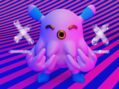 Monstruo 3d c4d character cinema4d color monsters
