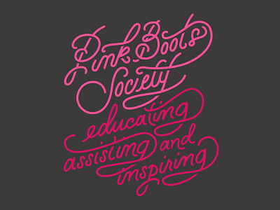 Pink Boots Society Design for Back Print on a Shirt assisting craft beer educating feminists inspiring pink society tshirt women