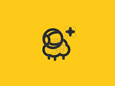 Space Sheep logo construction icon logo logo construction logo design