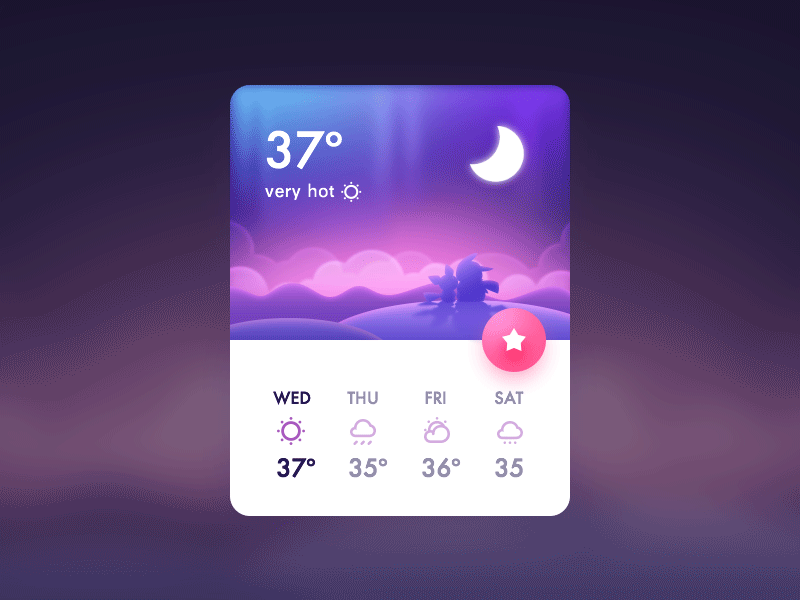 Pikachu in Love～ gif icon illustration pikachu pokemon ui weather widget