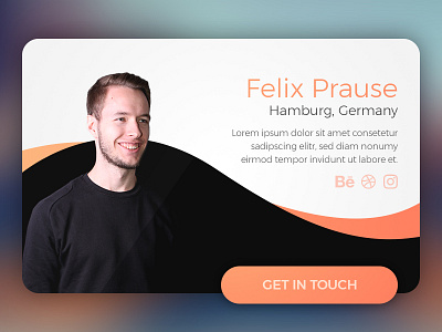 User Profile - Daily UI #006 daily ui profile ui user user profile ux