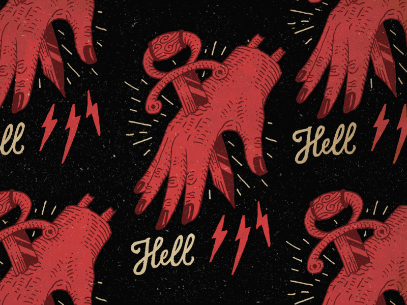 Hell blade hand handlettering lettering logo logotype red typedesign typography