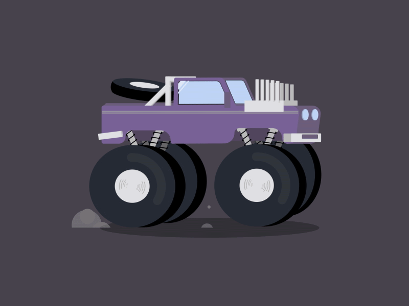 Monster truck gif loop monster truck