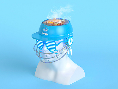 Toyota Cricket Lab 3d animation bbq blue cgi cricket helmet jvg motion render toyota video