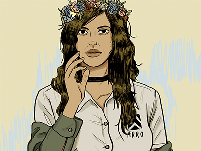 ARRO: Regina Patel flowers illustration