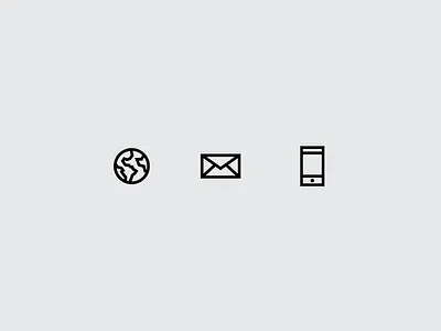 Personal Icons icon design icons line minimal ui ux