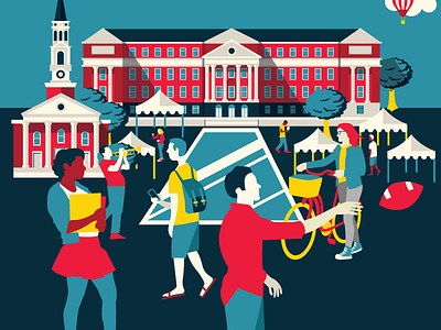 Maryland Day 2018 illustration vector