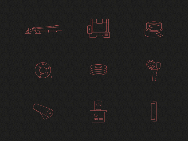 Evroeskort Icons Set design line icons malachite outline team tools ui ukraine ux vector web