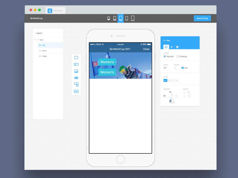 Building in Rover design guides marketing rover ski timelpase ux