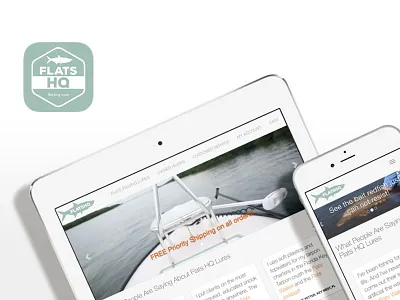 Flats HQ logos, web app icon/badge app art direction branding identity logo mobile web