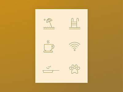 Hotel Reservation Icons app hotel icons