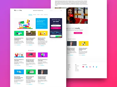 Blog Facelift articles blog colors dapulse facelift press redesign thumbnails