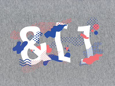 And Then ampersand bracket ciy collage t shirt