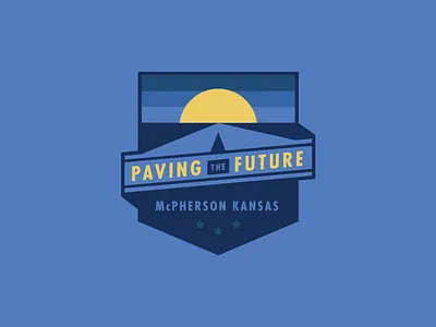 Paving The Future badge city future kansas midwest paving