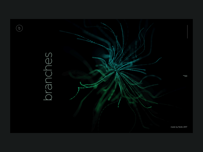 Expansion 3d branches expansion experimental focus nolte organic particles web layout