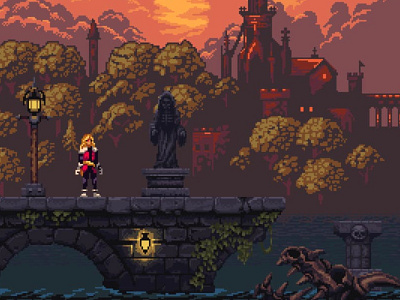 GothicVania Pixel Art castlevania game dev pixel pixel art snes