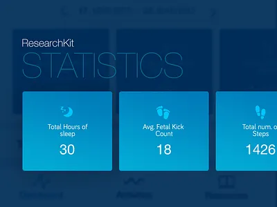 ResearchKit - Interactive Statistics Slider fahaddesigns health healthapp healthstudies mobileapp researchkit researchkitdesign statistics studies ui ux