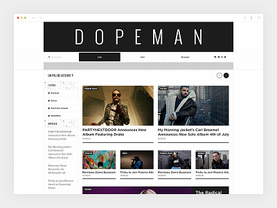 Dopeman_3/4 - Bubbles art direction design dopeman hiphop magazine newspaper webdesign