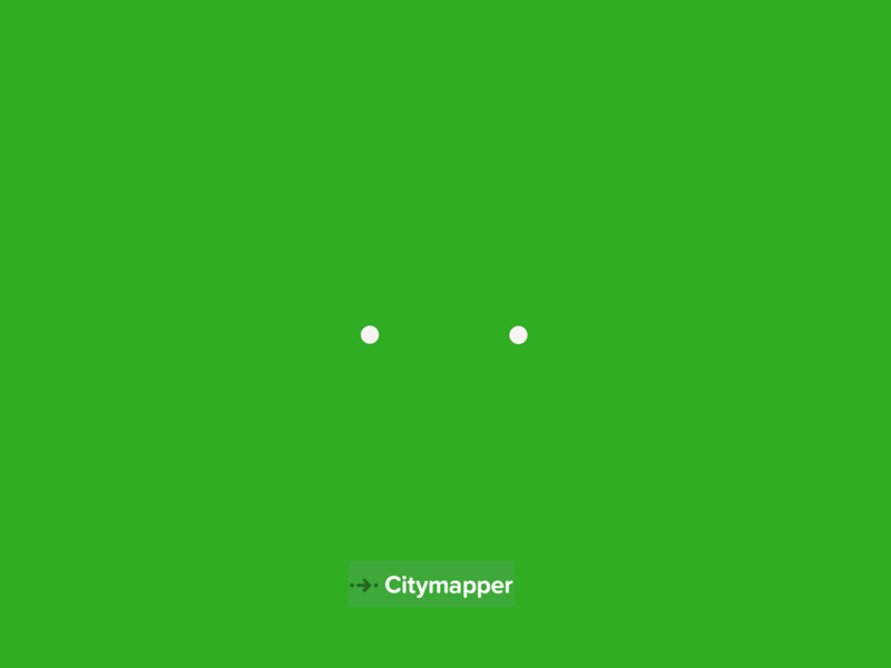 Citymapper Spinner fun stuff loader map spinner splash wip