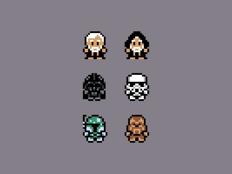 Star Wars meets Pokémon pixel pixel art pokémon star wars
