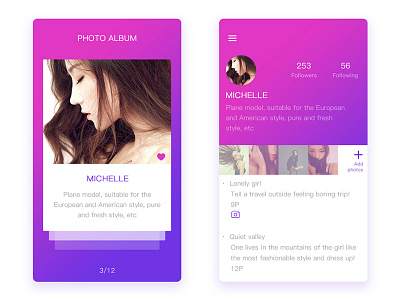 Friends/work ui，app