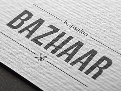 Bazhaar Logo hairdresser logo logodesign