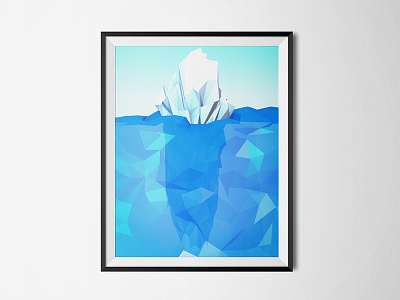 iceberg 3d berg blender ice ice cream iceberg low low poly lowpoly poly