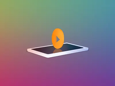 Start n Play icon illustration play smartphone tablet