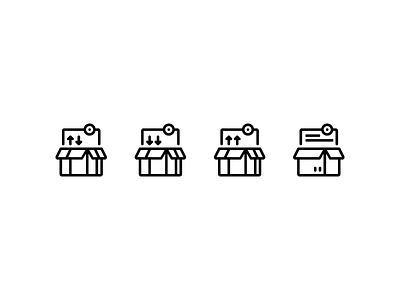 Gifting Icons gift icon iconography vector