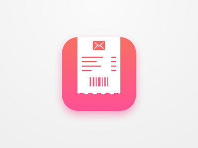 Receipt Icon app appicon decision emblem icon identity ios launcher logo mark receipt