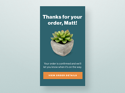 Daily UI challenge #77 — Thank You dailyui