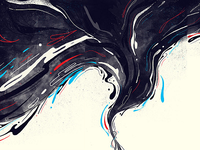 Poster abstract details illustration photoshop tornado wacom