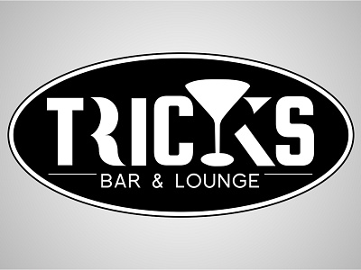 Tricks logo logo design typography