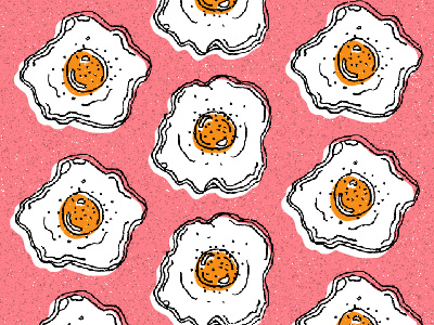 Eggs eggs illustration pattern