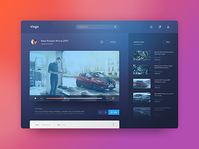 Vloge UI micra nissan social ui ux uxid video vlog youtubers