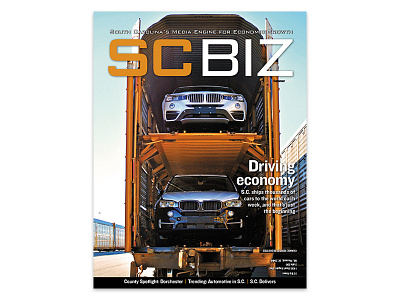 2017 SCBIZ Magazine - Summer Cover bmw charleston indesign photography port