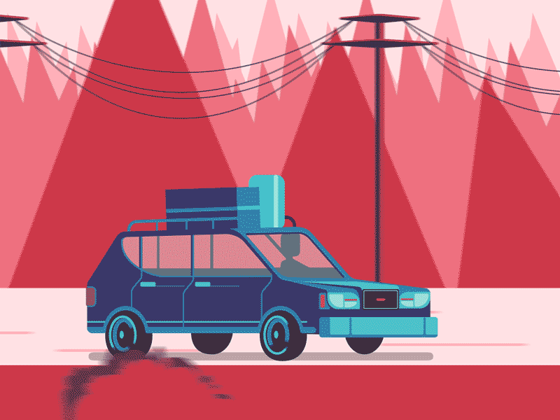 Walking Dead tribute animation car dead tribute walk walking zombie