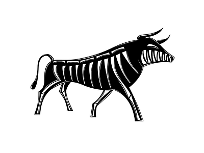 Skeleton Bull bull skeleton spain