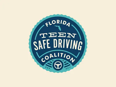 Safe Driving Coalition badge driving florida logo safety
