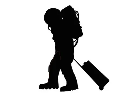 Space Tourist astronaut logo travel