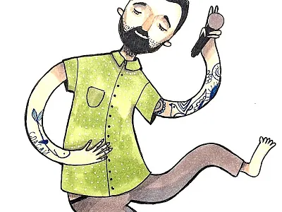 Kolya Manu hippy singer song songwriter