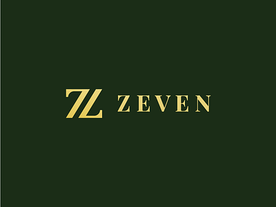 Zeven 7 letter letter mark logo logos mark monogram set seven symbol z