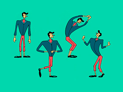 Dance art character design draw illustration motion