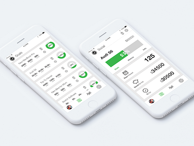 Goalz - JumpStart App UI app apple design ios mockup ui ux