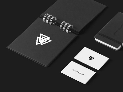 Sharp Relief black brand branding identity logo skateboard stationary symbol type